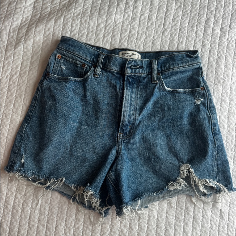 Abercrombie & Fitch Classic Blue Jean Shorts
